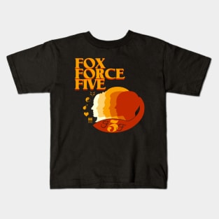 Fox Force Five (V4) Kids T-Shirt